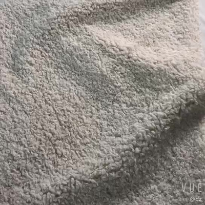 겨울 겨울 코트를 위한 단단한 곱슬곱슬한 세척할 수 있는 셰르파 구성은 베갯잇 의복을 뒤덮습니다