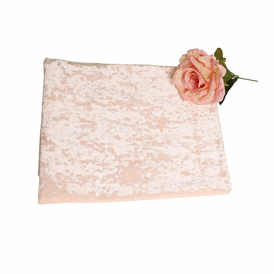 스판덱스 폴리에스테르 핑크색 벨벳 구성 150D 288F 240gsm