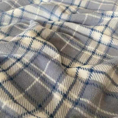 신발 옷 베갯잇을 위한 폴리에스테르 고전적 체크 무늬의 모직물 인쇄된 초유연 구성